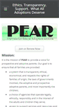 Mobile Screenshot of pear-reform.org