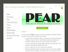 Tablet Screenshot of pear-reform.org